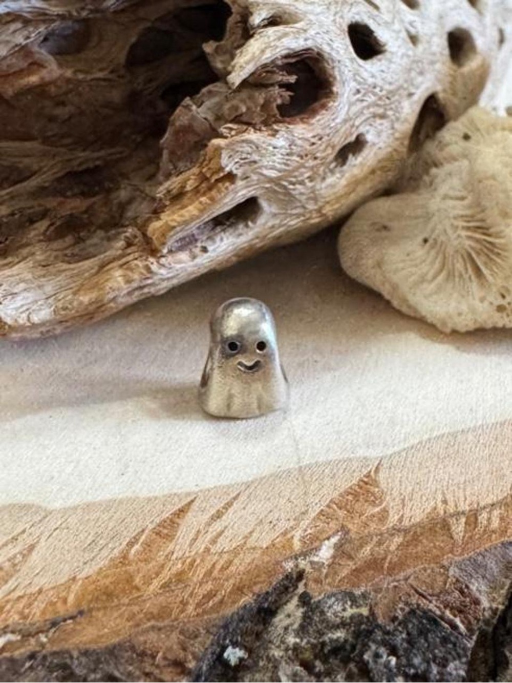 Retired Pandora 925 Sterling Silver Ghost Charm 790202